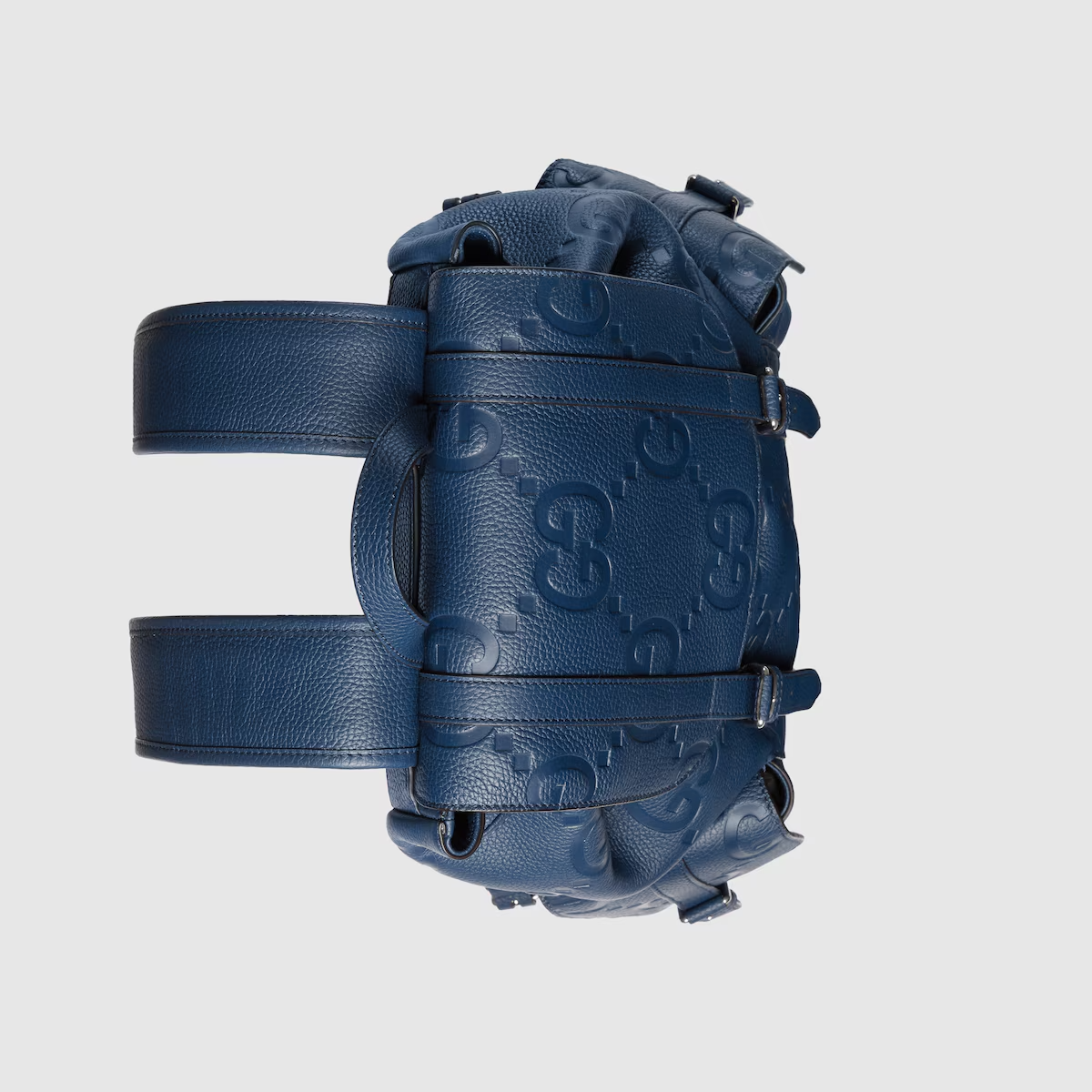 GUCCI jumbo GG backpack in blue leather