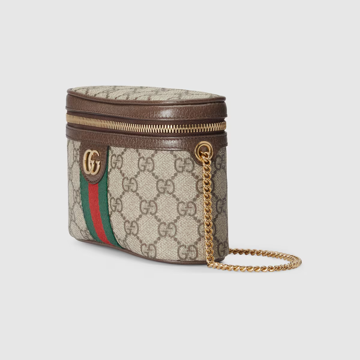 GUCCI Ophidia belt bag with Web in beige and ebony Supreme