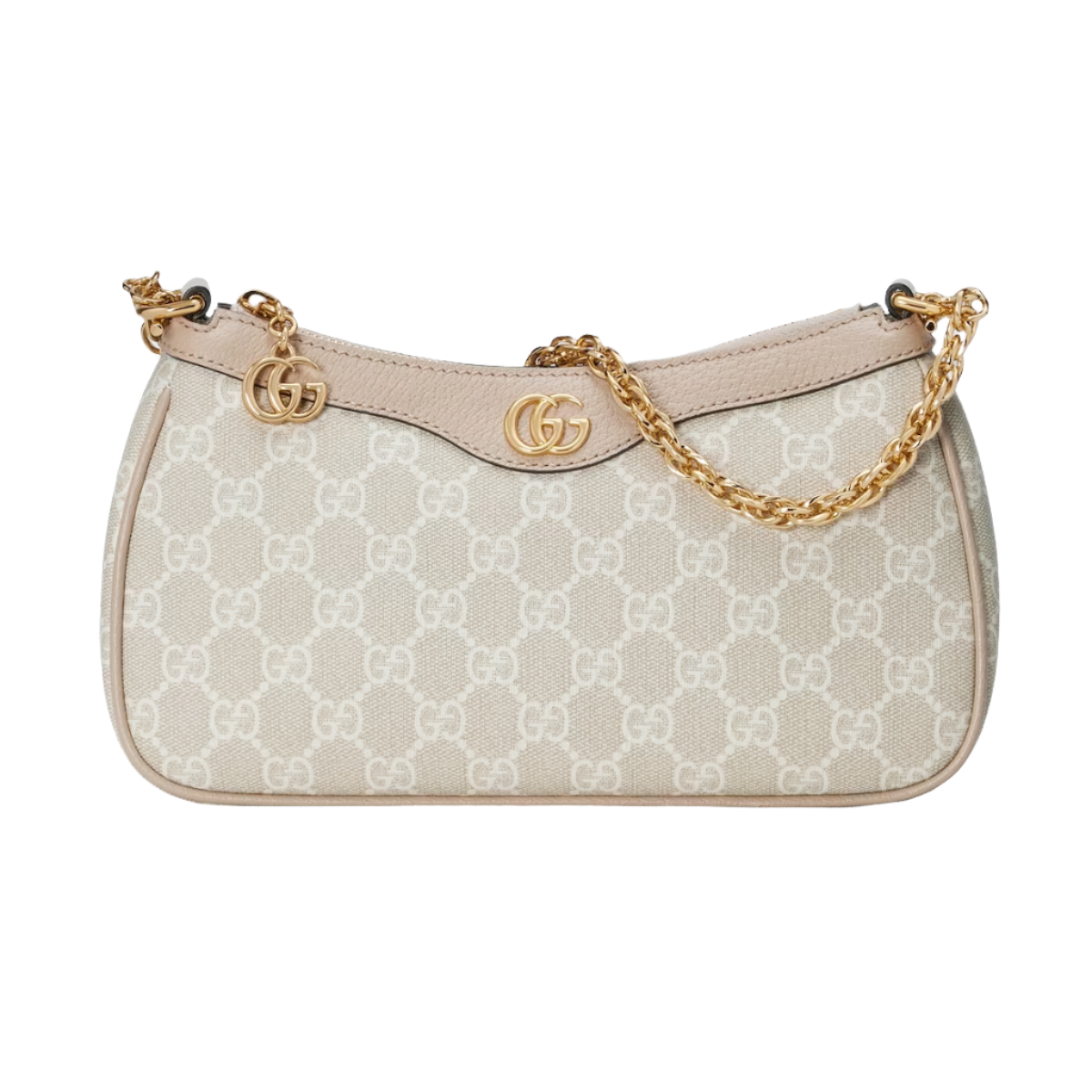 GUCCI Ophidia GG small handbag in beige and white GG Supreme