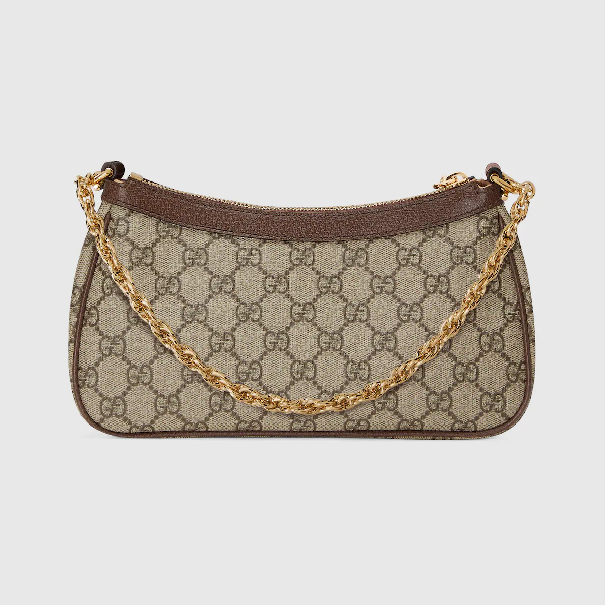 GUCCI  Ophidia small handbag in beige and ebony Supreme