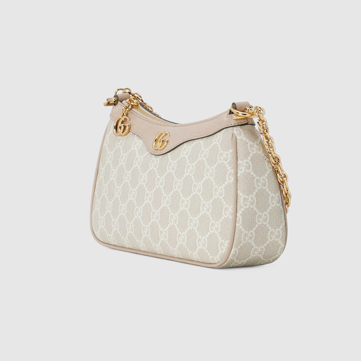 GUCCI Ophidia GG small handbag in beige and white GG Supreme