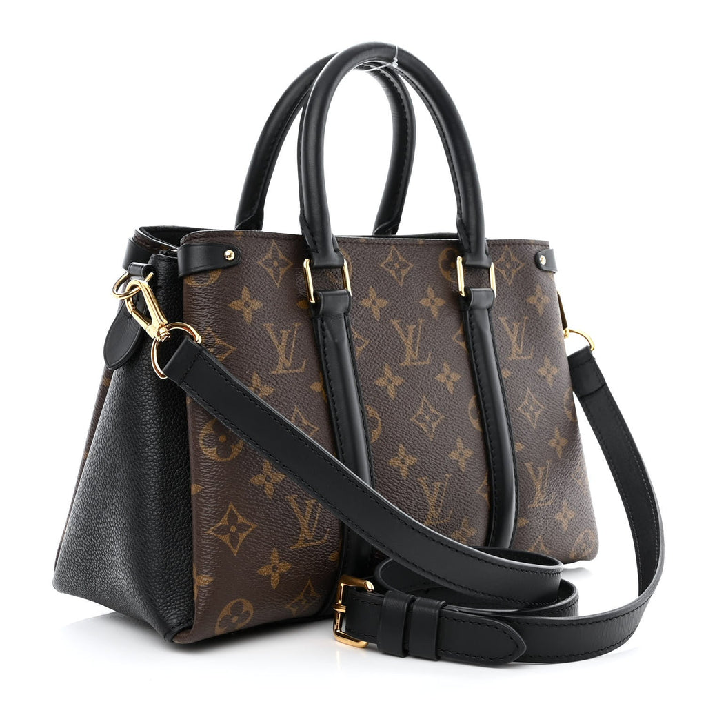 LOUIS VUITTON Monogram Soufflot BB Black