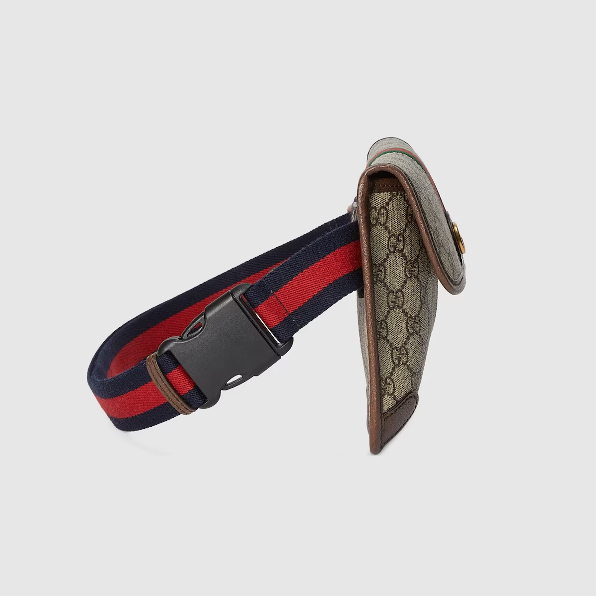 GUCCI Ophidia GG small belt bag in beige and ebony Supreme