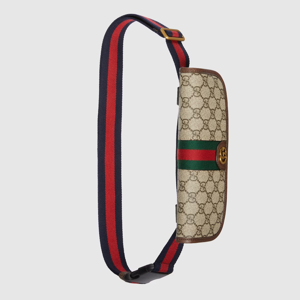 GUCCI Ophidia GG small belt bag in beige and ebony Supreme