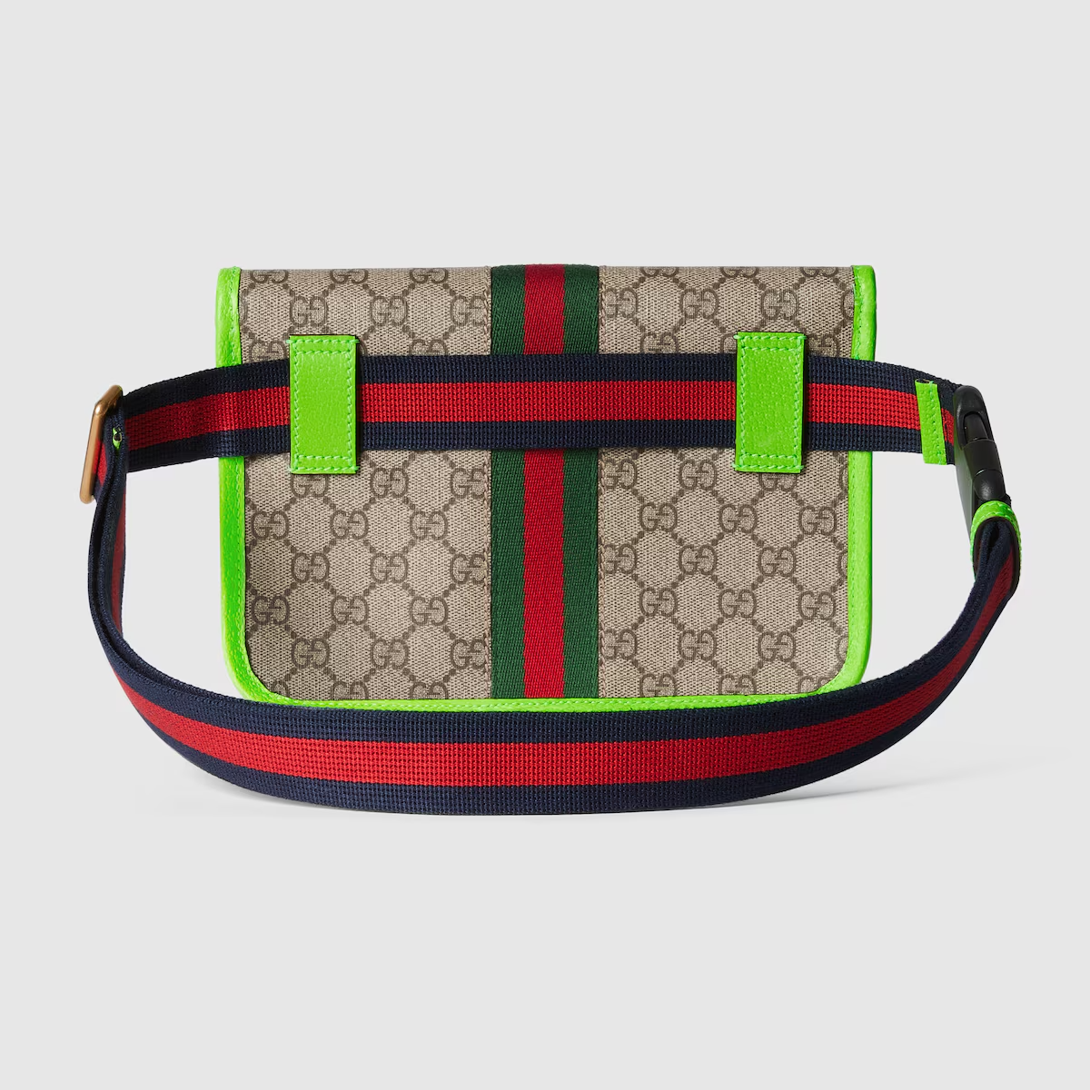 GUCCI Ophidia GG small belt bag in beige and ebony GG Supreme