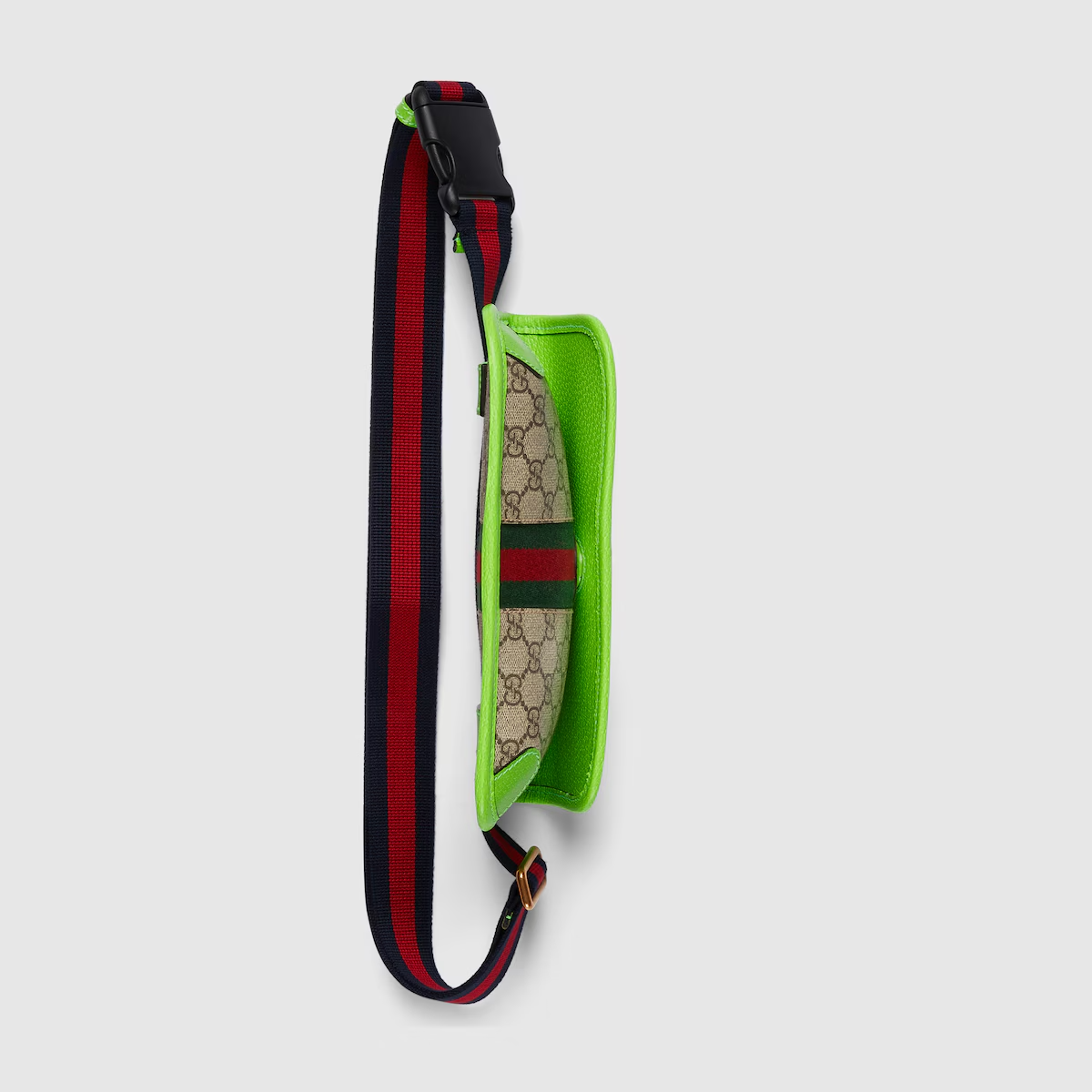 GUCCI Ophidia GG small belt bag in beige and ebony GG Supreme