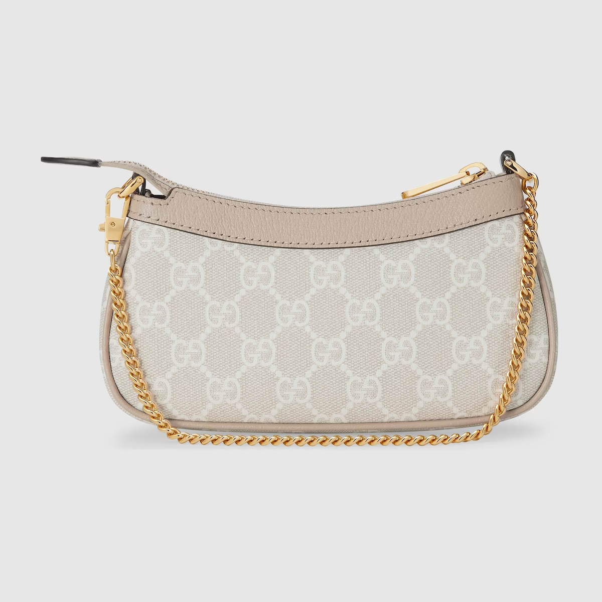 GUCCI Ophidia mini bag in beige and white Supreme