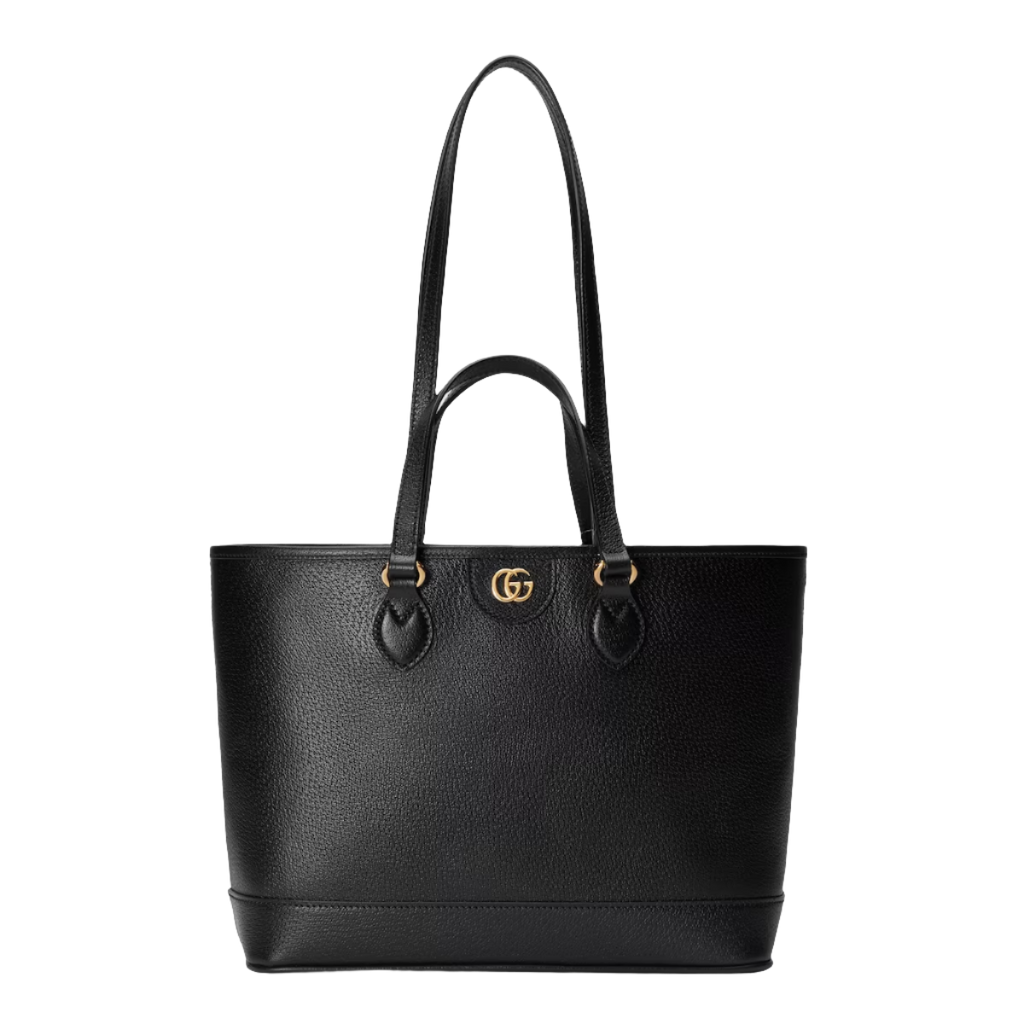 GUCCI Ophidia mini tote bag in black leather