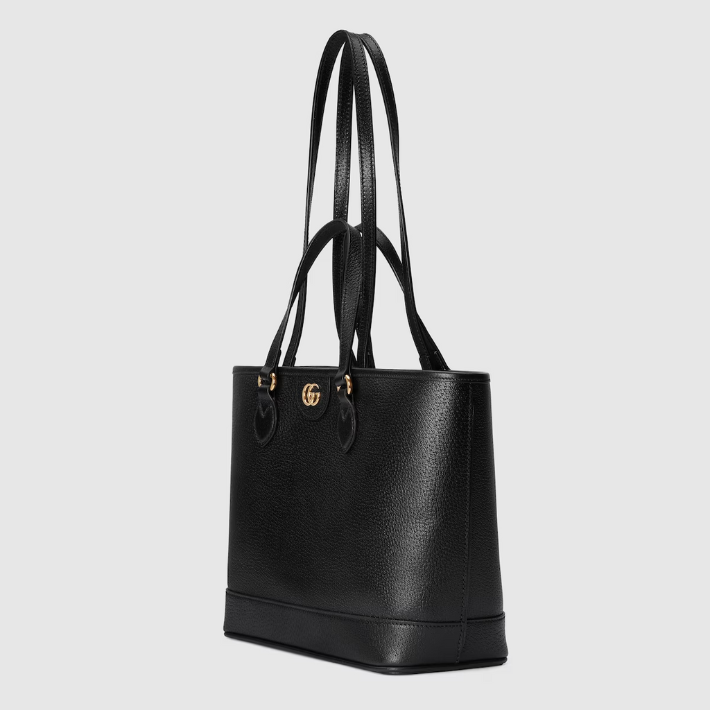 GUCCI Ophidia mini tote bag in black leather