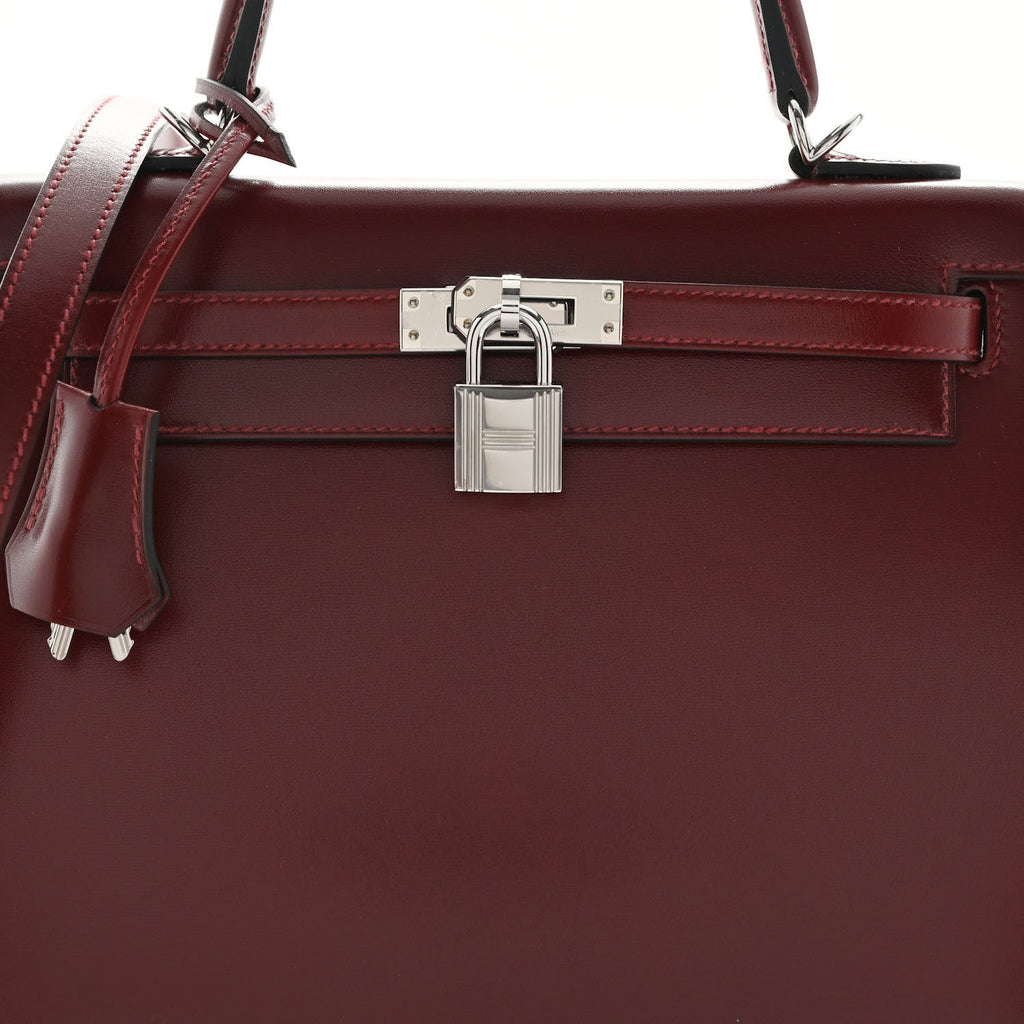 HERMES BOX KELLY SELLIER 25 ROUGE H