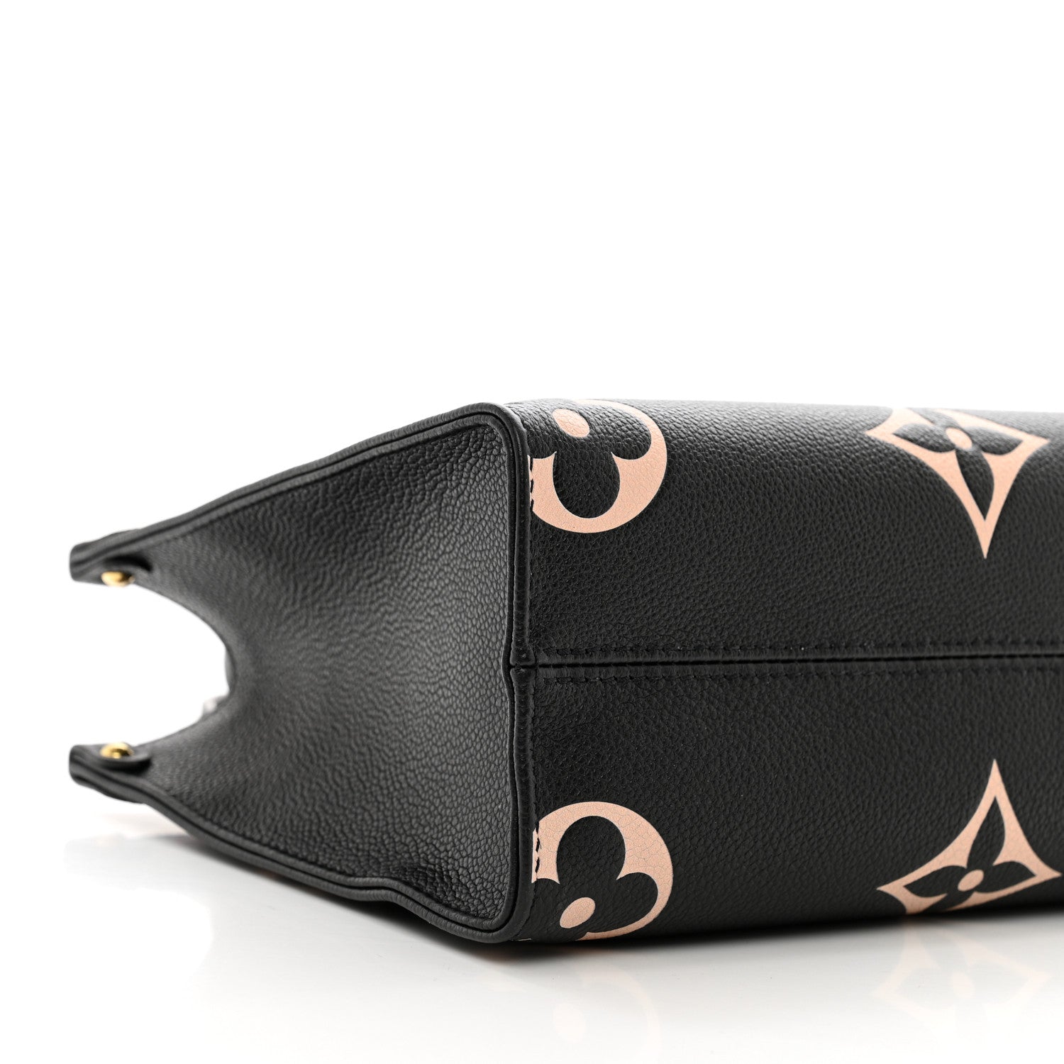 LOUIS VUITTON EMPREINTE MONOGRAM GIANT ONTHEGO PM BLACK BEIGE