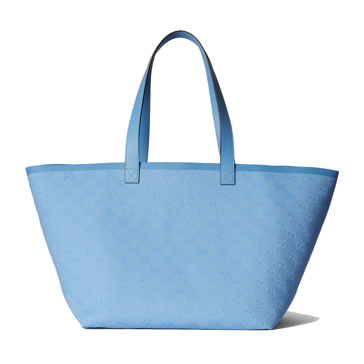 GG medium tote bag in blue GG canvas