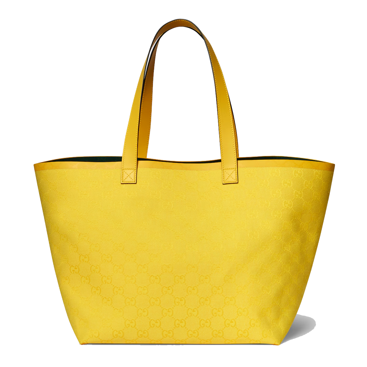 GG medium tote bag in yellow GG canvas