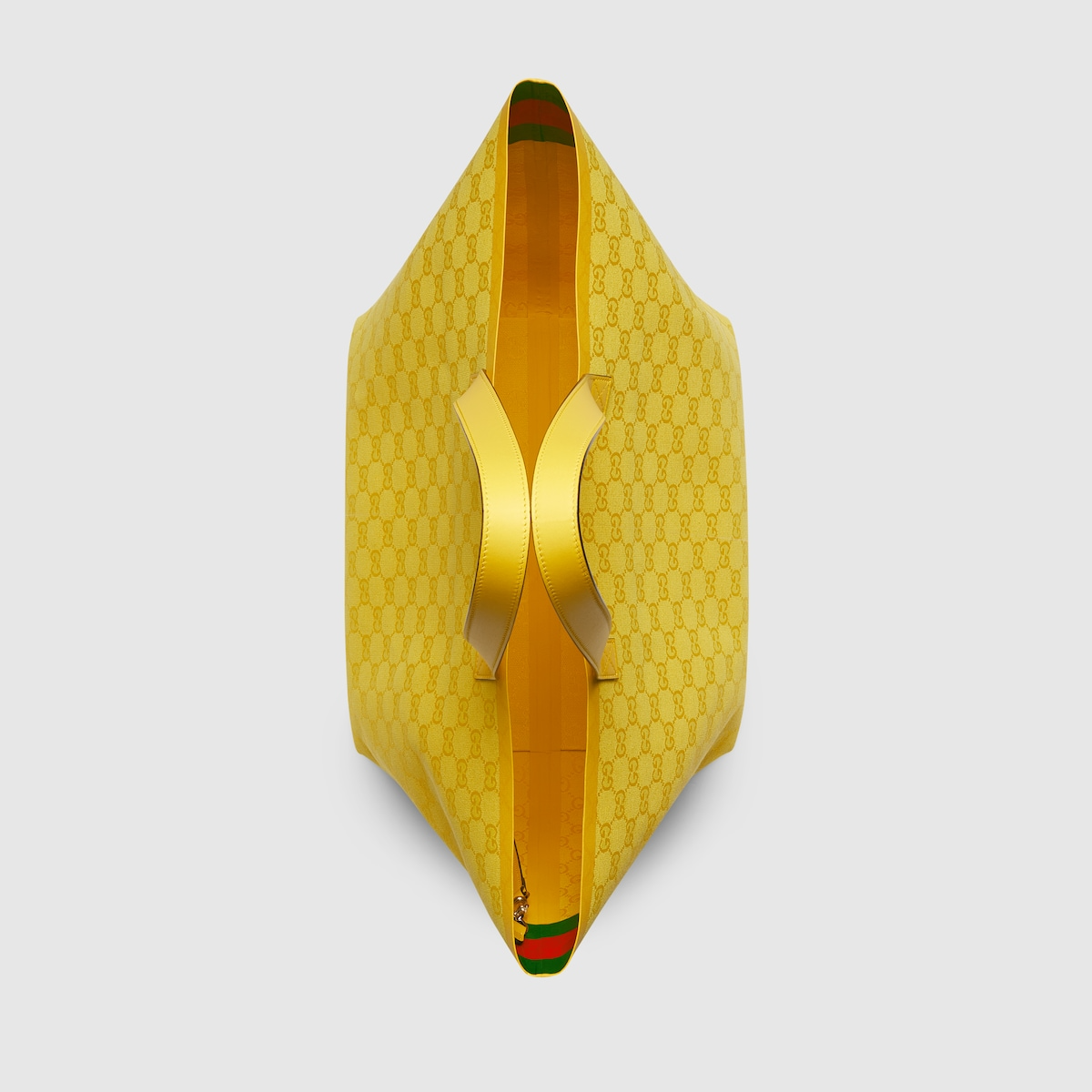 GG medium tote bag in yellow GG canvas