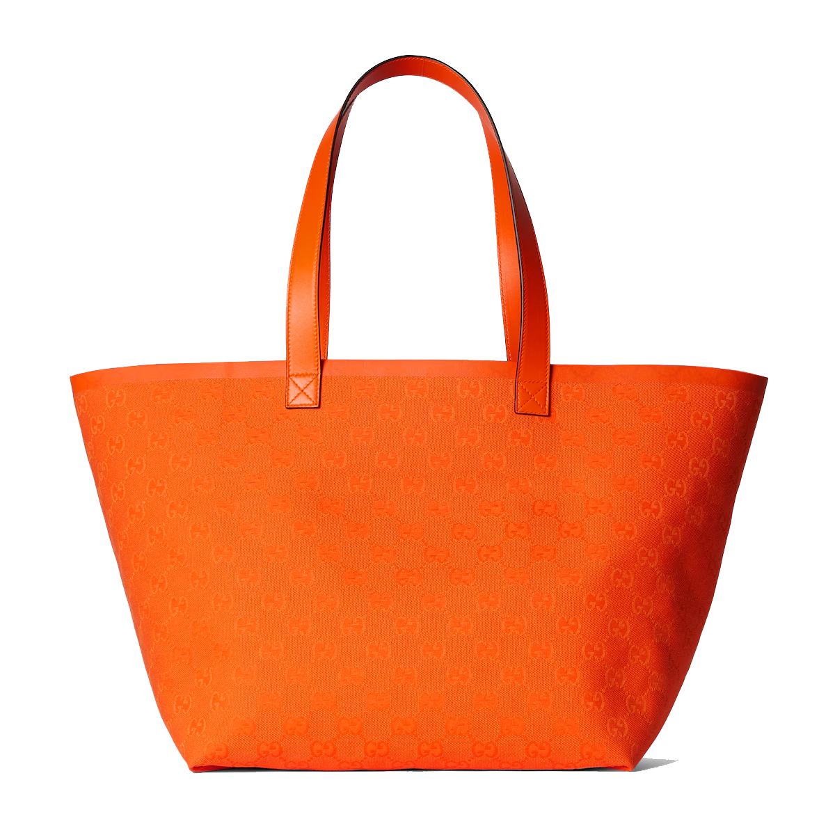 GG medium tote bag in orange GG canvas