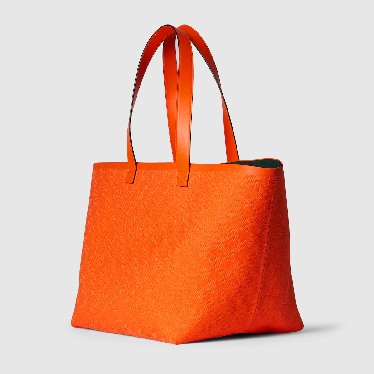 GG medium tote bag in orange GG canvas