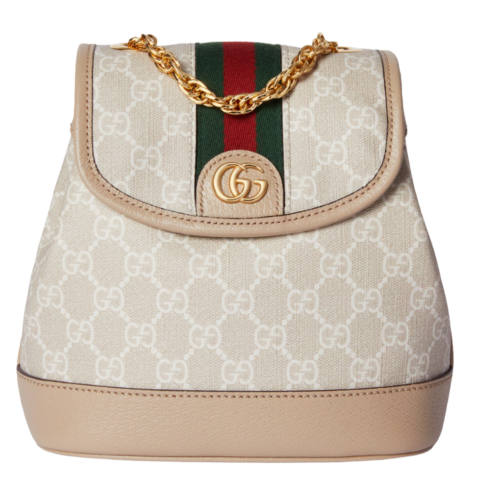 GUCCI Ophidia mini backpack in beige and white GG Supreme