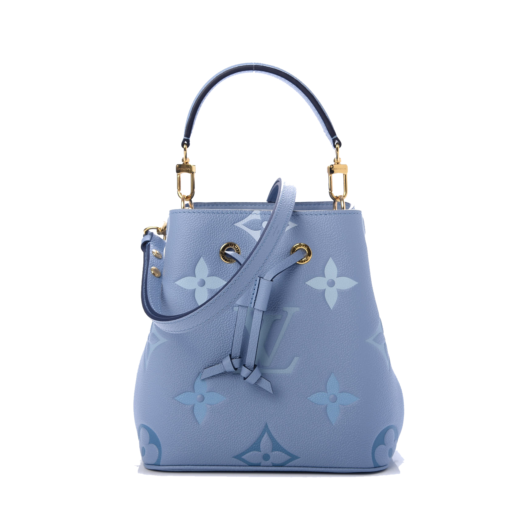 LOUIS VUITTON EMPREINTE MONOGRAM GIANT BY THE POOL NEONOE BB SUMMER BLUE