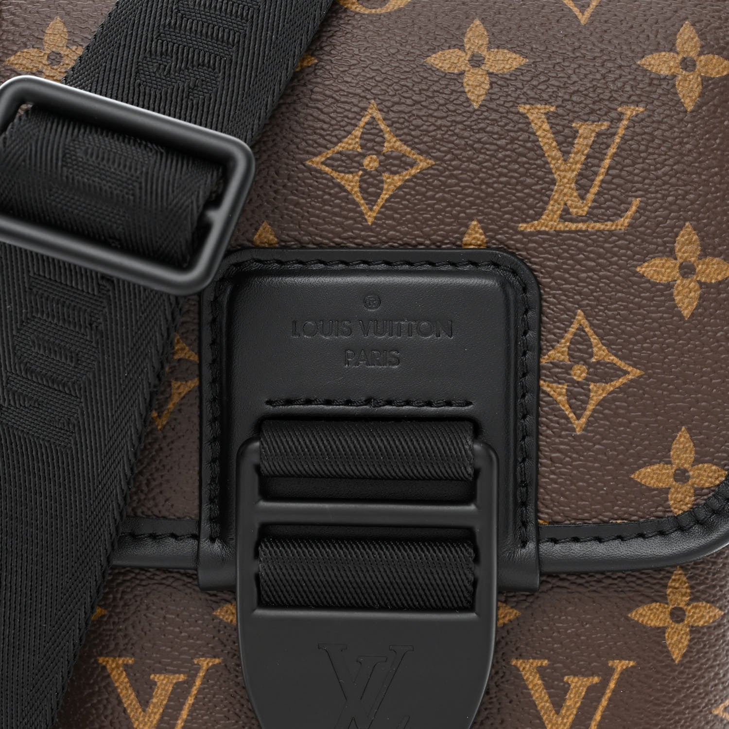 LOUIS VUITTON Monogram Macassar Archy Messenger PM