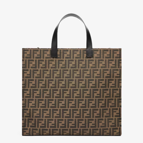 Fendi Shopper - FENDI x FRGMT x POK_MON brown FF fabric bag