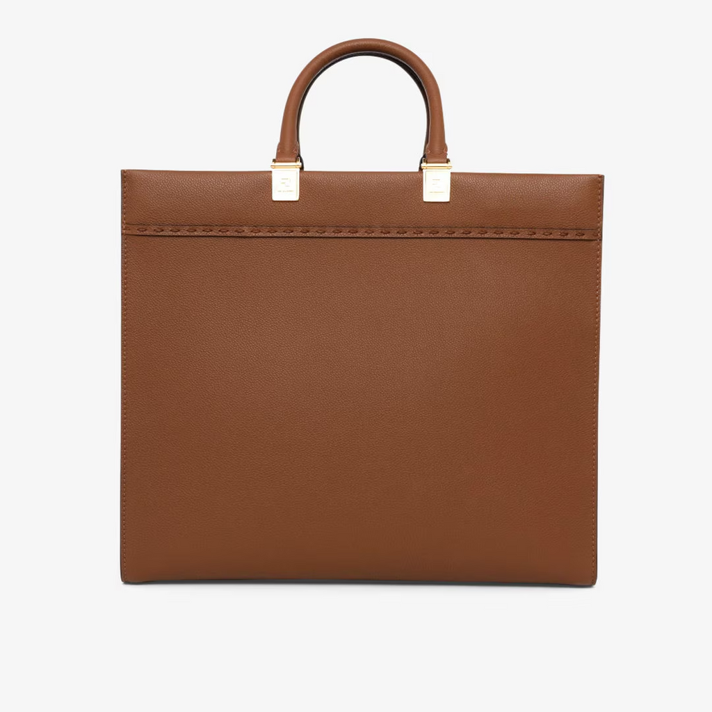 Fendi Sunshine Medium - Brown leather shopper