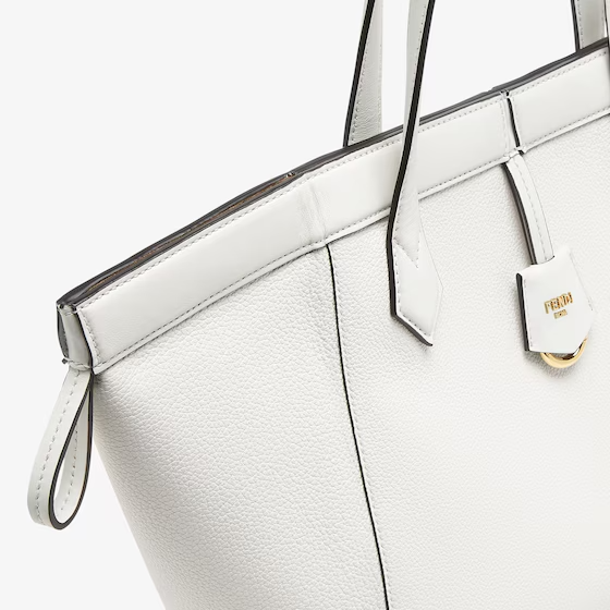 Fendi Origami Medium - White leather bag that can be transformed