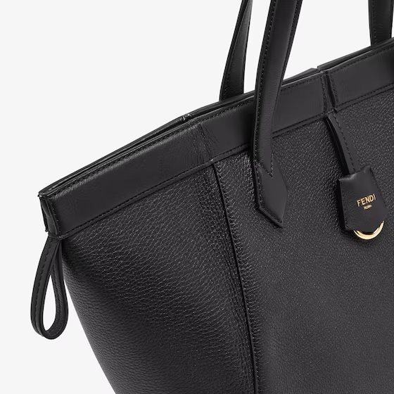 Fendi Origami Medium - Black leather bag that can be transformed