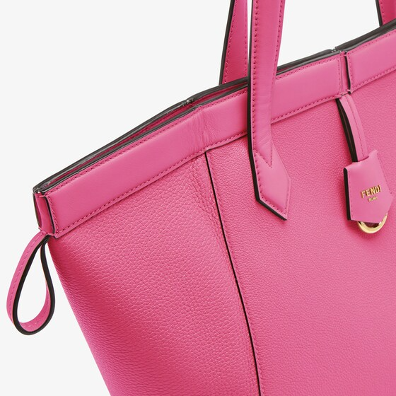 Fendi Origami Medium - Fuchsia leather bag that can be transformed
