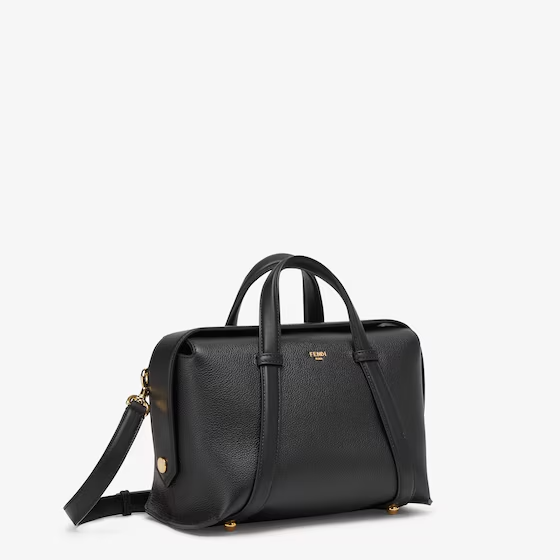 Fendi Boston 365 - Black leather bag