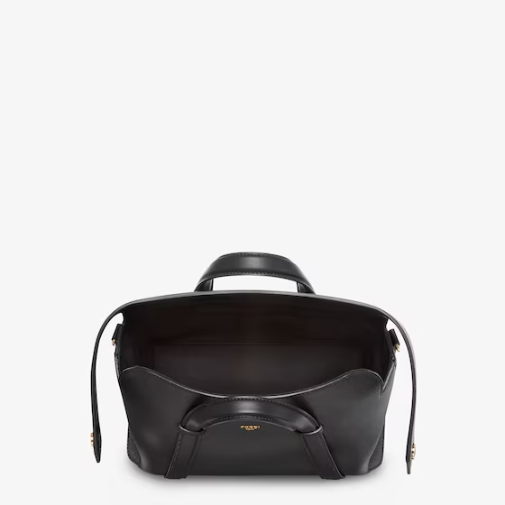 Fendi Boston 365 - Black leather bag