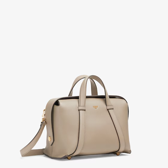 Fendi Boston 365 - Dove grey leather bag