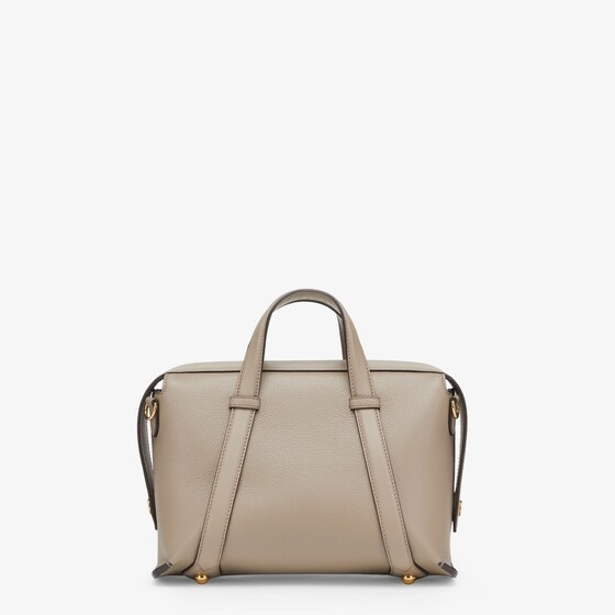Fendi Boston 365 - Dove grey leather bag