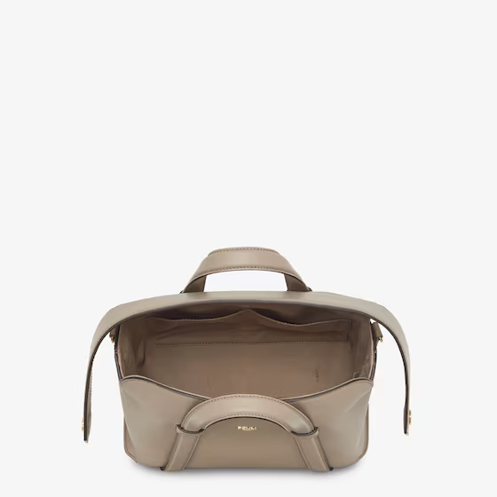 Fendi Boston 365 - Dove grey leather bag