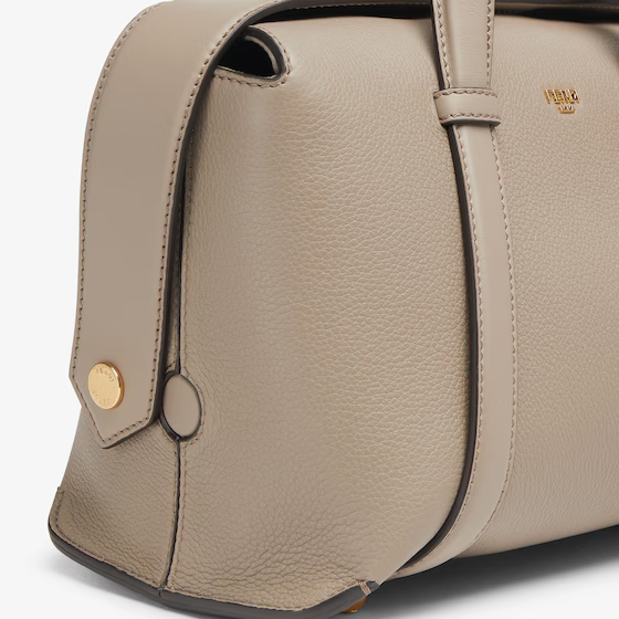 Fendi Boston 365 - Dove grey leather bag