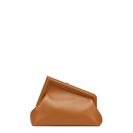 Fendi First Small - Brown leather bag