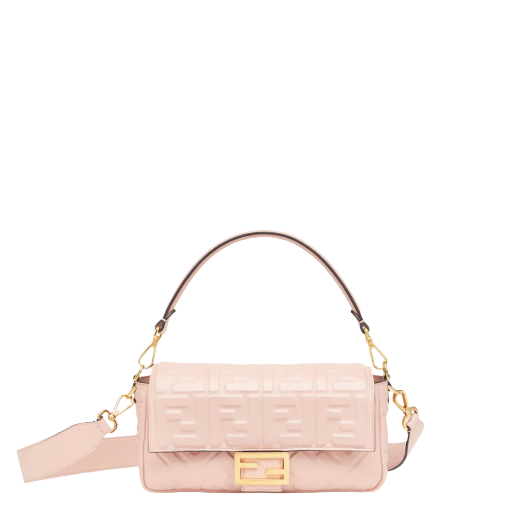 Fendi Baguette - Pink nappa leather bag