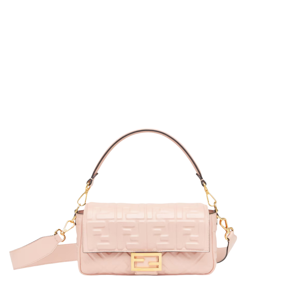Fendi Baguette - Pink nappa leather bag