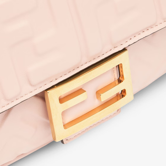 Fendi Baguette - Pink nappa leather bag