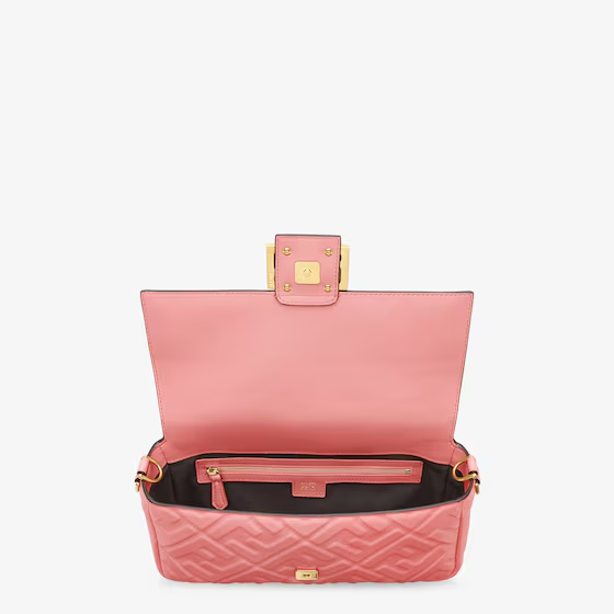 Fendi Baguette - Fucia nappa leather bag