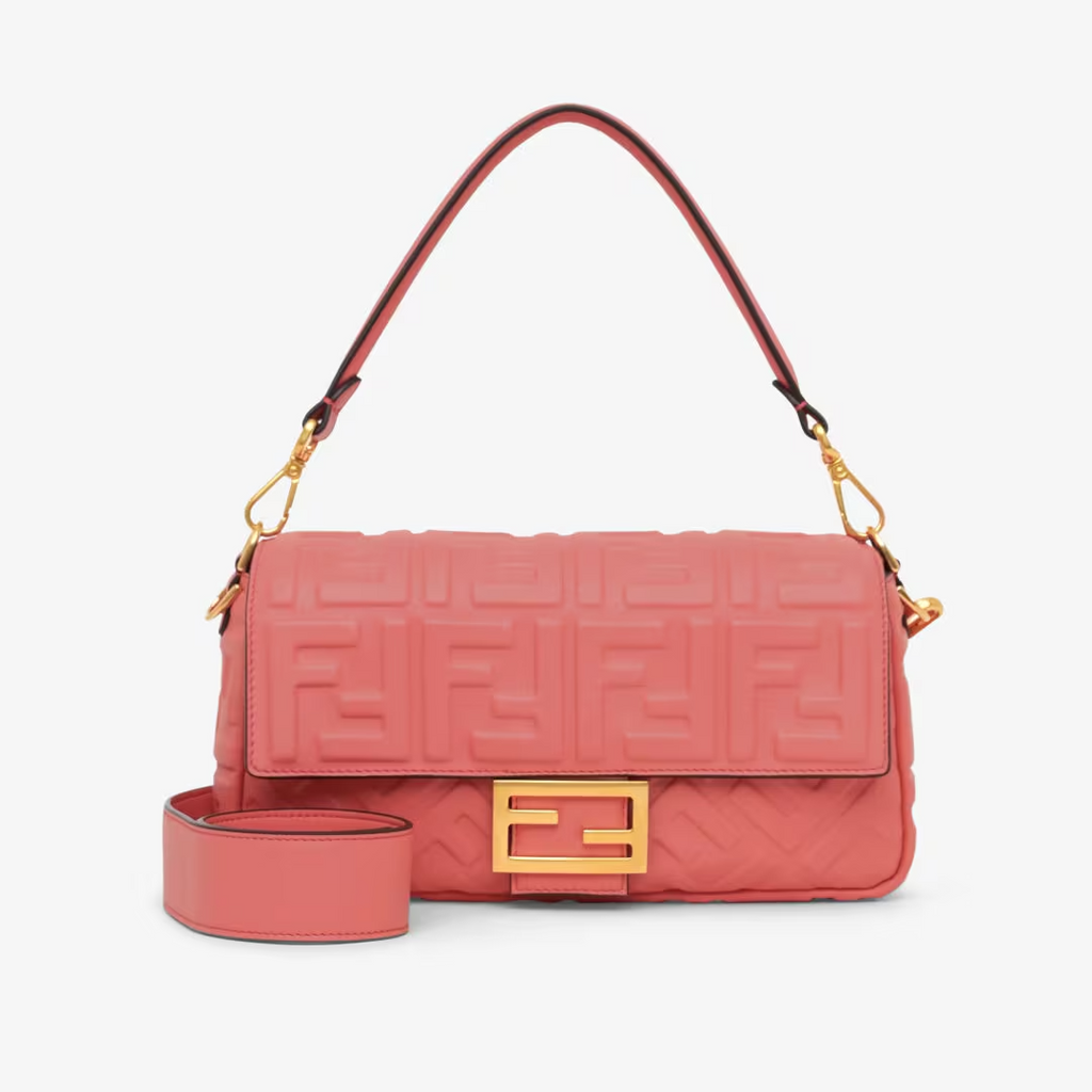 Fendi Baguette - Fucia nappa leather bag