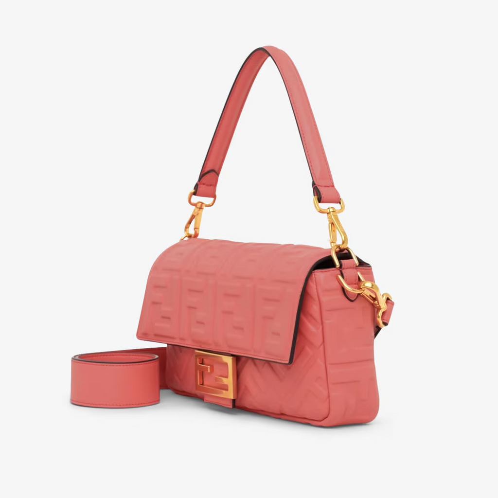 Fendi Baguette - Fucia nappa leather bag