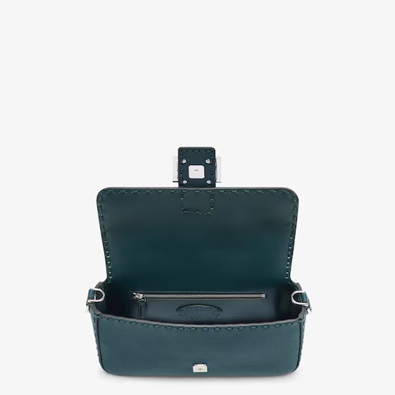 Fendi Baguette - Midnight blue Selleria bag with oversized topstitching