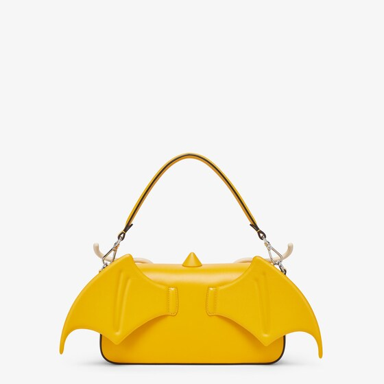 Fendi Baguette - FENDI x FRGMT x POK MON yellow nappa leather bag