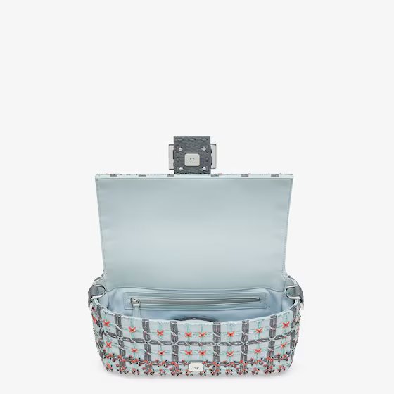 Fendi Baguette - Selleria bag with bead and raffia embroidery