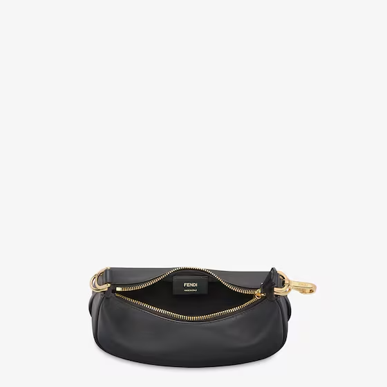 Fendi Fendigraphy Mini - Black leather mini bag