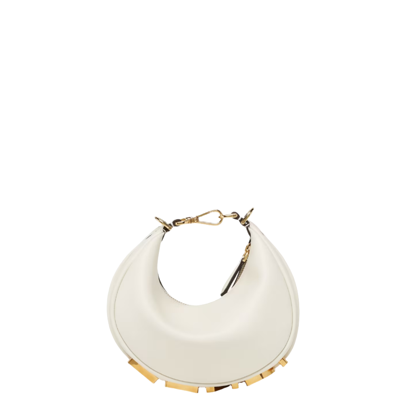 Fendi Fendigraphy Mini - White leather mini bag