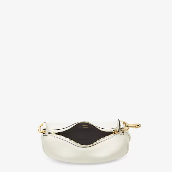 Fendi Fendigraphy Mini - White leather mini bag