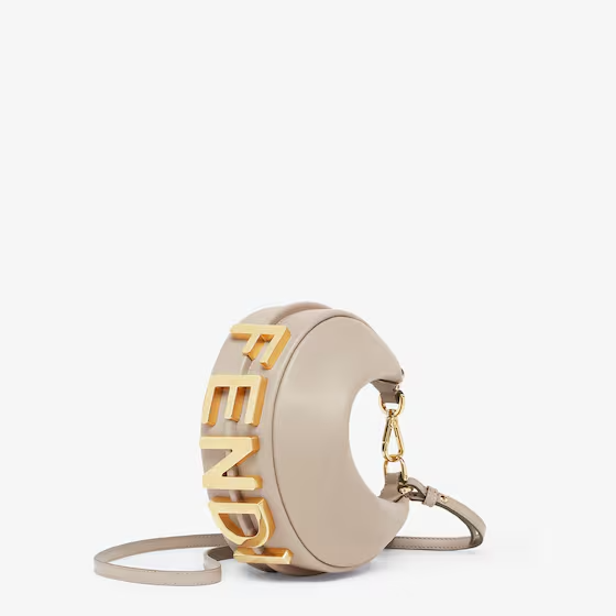 Fendi Fendigraphy Mini - Dove grey leather mini bag