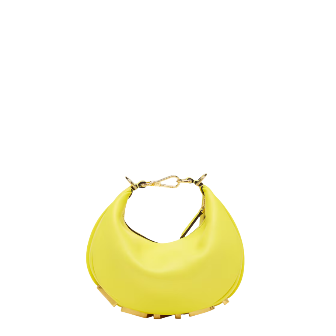 Fendi Fendigraphy Mini - Yellow acid leather mini bag