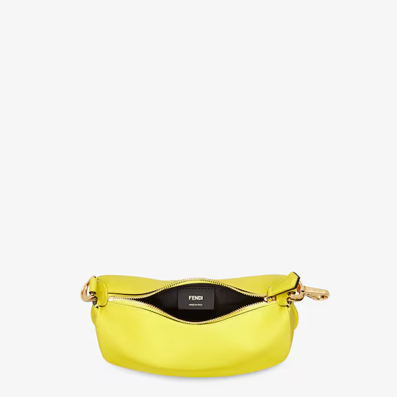 Fendi Fendigraphy Mini - Yellow acid leather mini bag